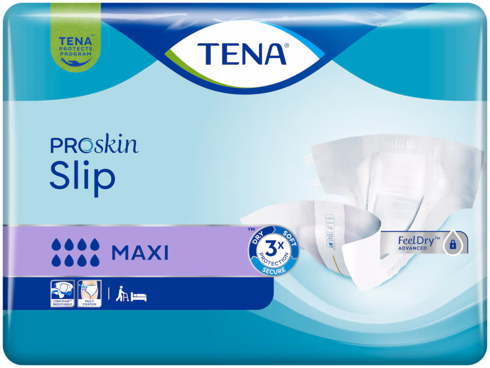 TENA Slip Maxi product pack, front view